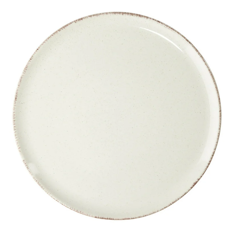 Assiette Lisbonne ⌀26,5cm Crème/grès