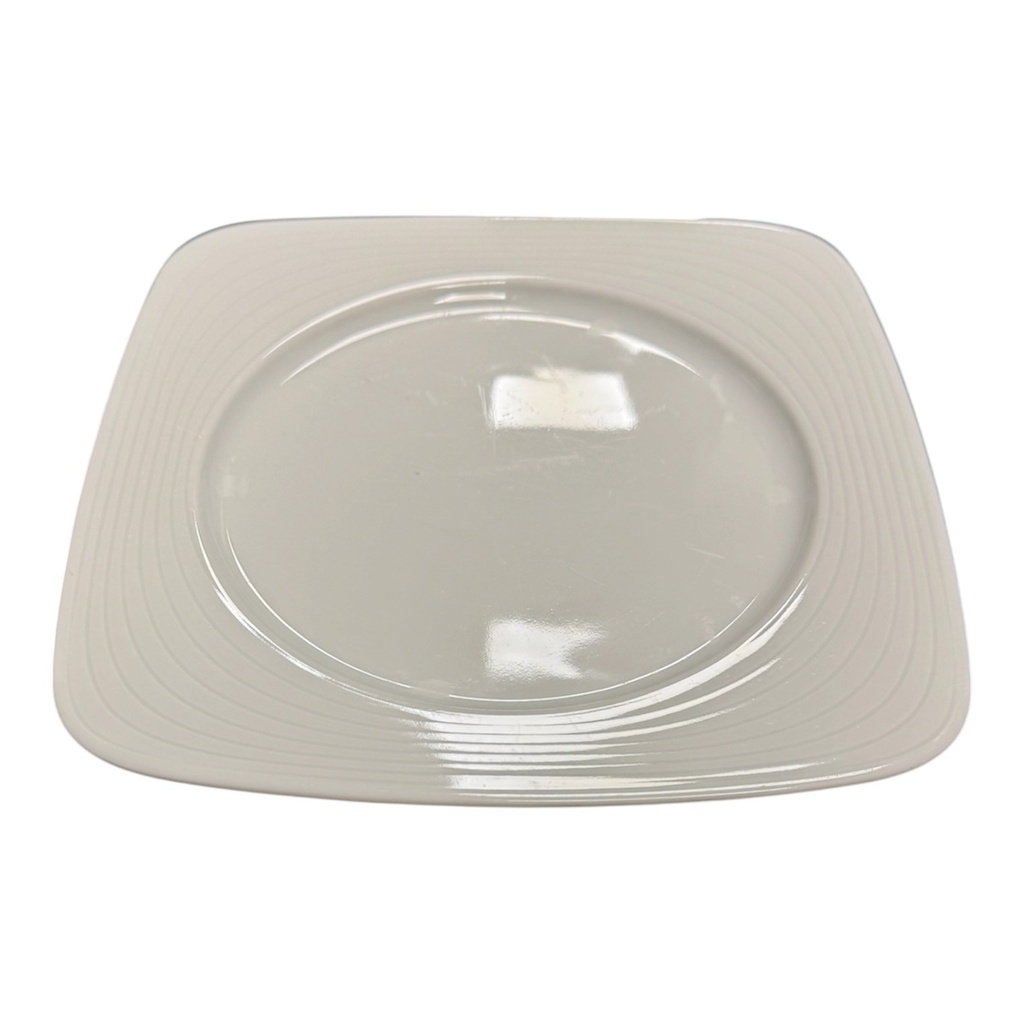 Assiette carrée 20 cm Elégance 