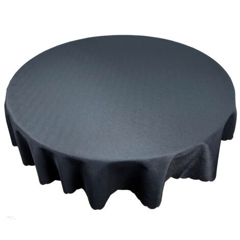 Nappage noir 230 cm Ø (table de 180cm ronde)