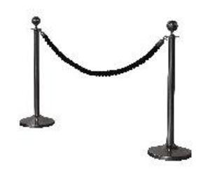 Corde noire pour potelet