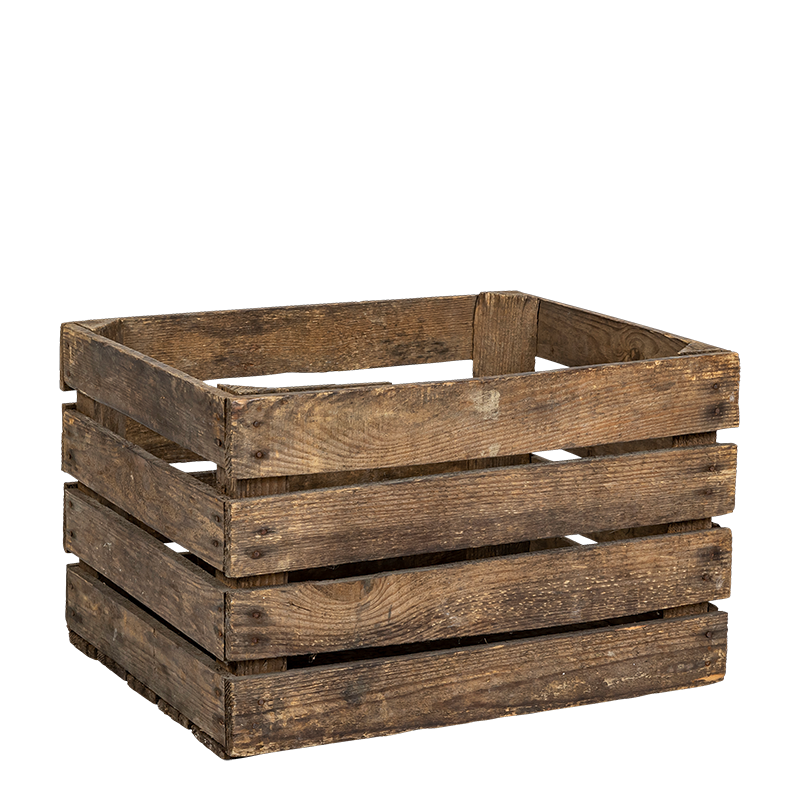 Caisse en Bois Vintage 24 X 55 CM H 35 CM