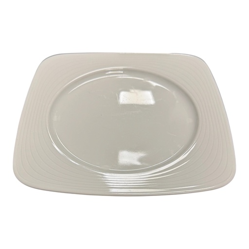Assiette carrée 20 cm Elégance 