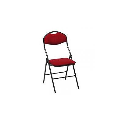 [velro1] Chaise velours rouge pieds noirs