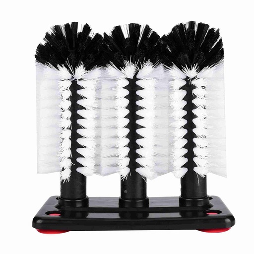 brosse triple pour évier