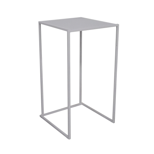 Table haute "Quadra" blanche 60x60cm Image